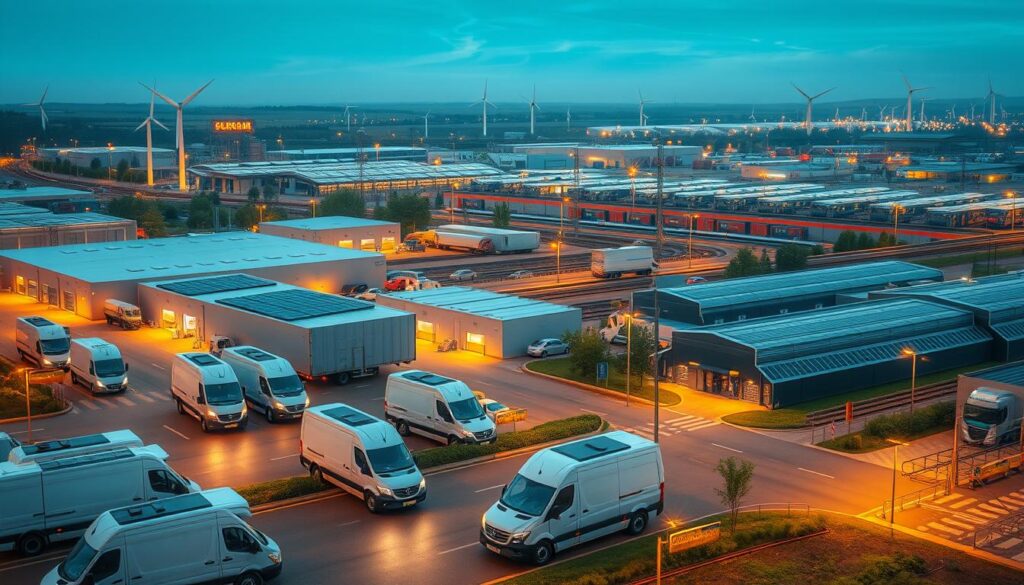 German logistics sector sustainability initiatives