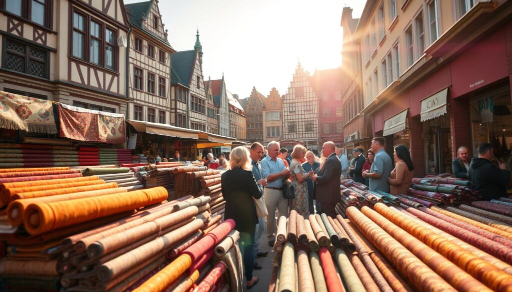 German textile market