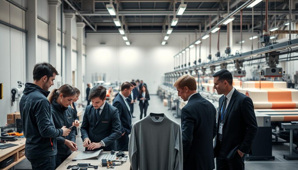 German e-textile industry players
