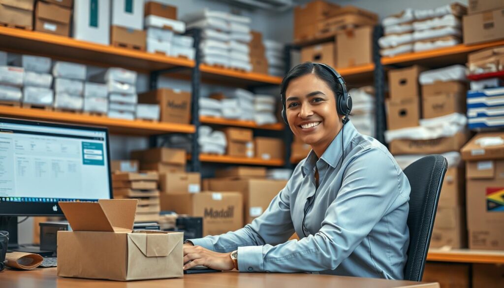 Kundenservice und Verpackung