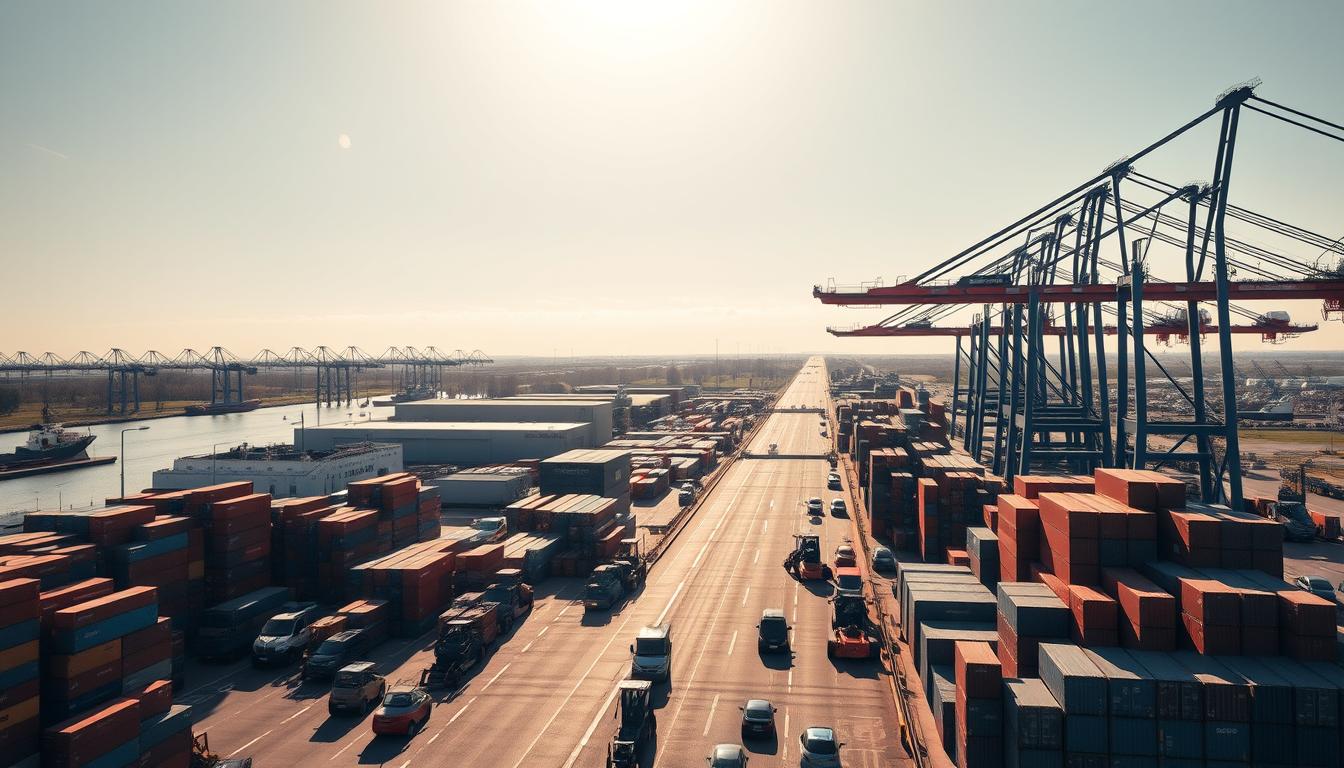 Logistik- und Hafeninfrastruktur in den Niederlanden
