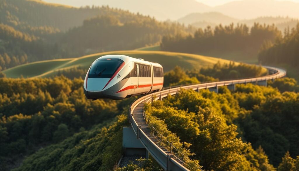 Maglev trenleri çevre dostu ulaşım