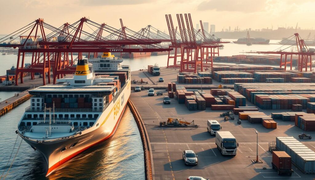 Nachhaltigkeit in der Hafenlogistik Singapur