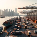 Schiffs- und Hafenlogistik in Singapur