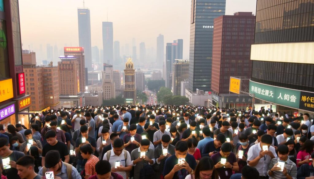 Smartphone-Nutzung in China