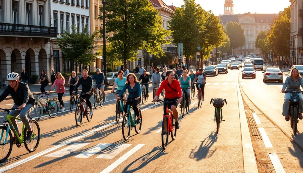 biking infrastructure in Germany