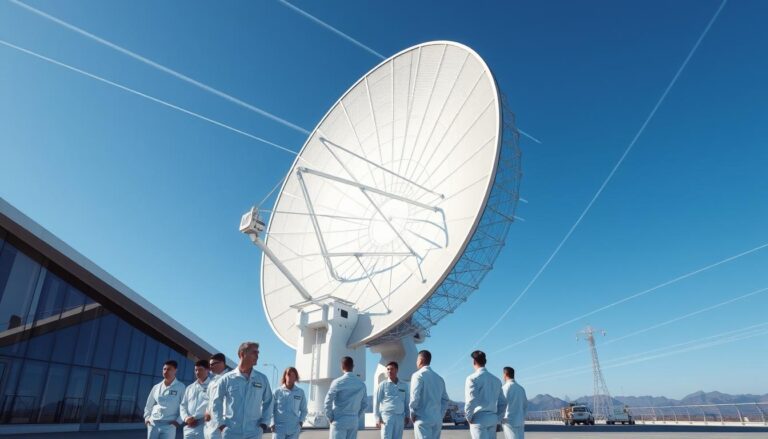 德国的全球卫星运营商与地面站集成商