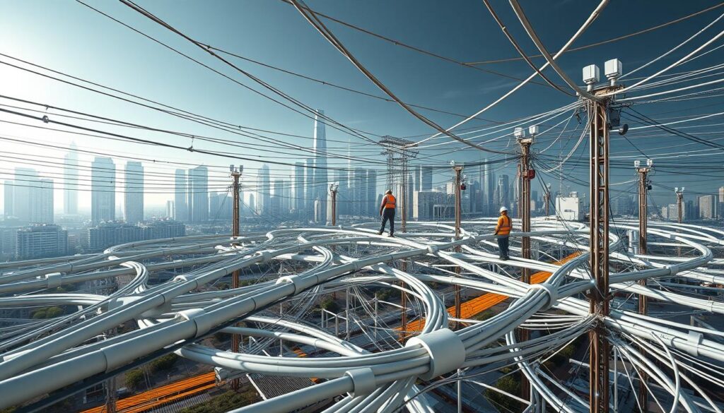 Desafíos de implementación de redes de cables inteligentes