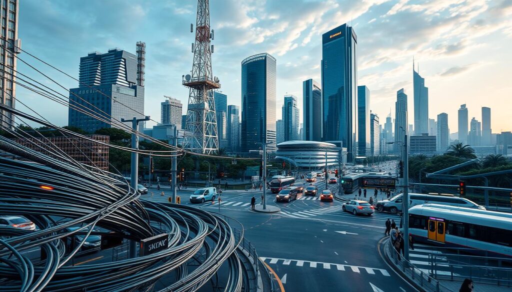 Smart Cable Networks and Traffic Systems