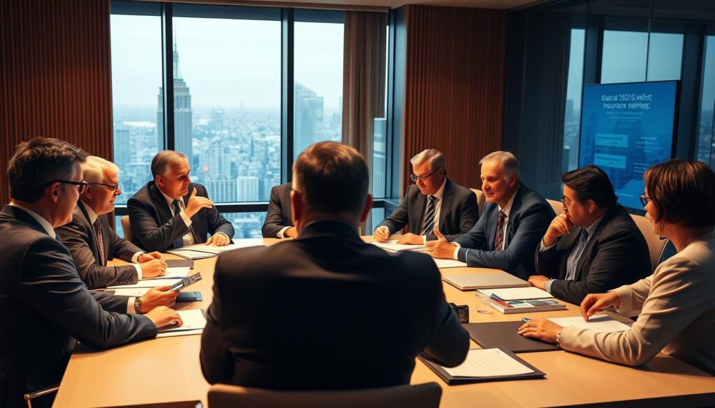 actores clave en el sector financiero y de seguros