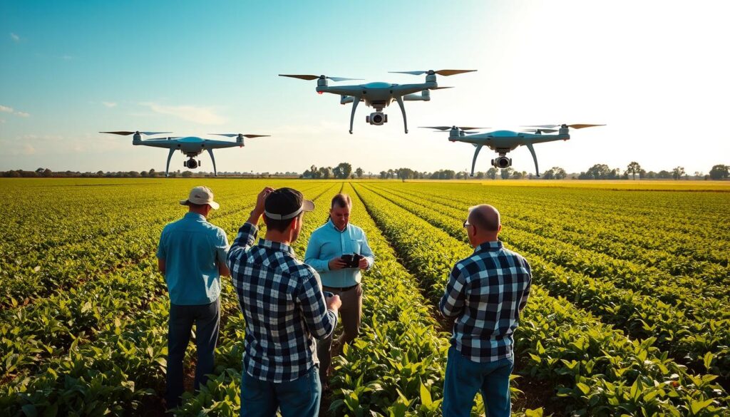 formación en el uso de drones