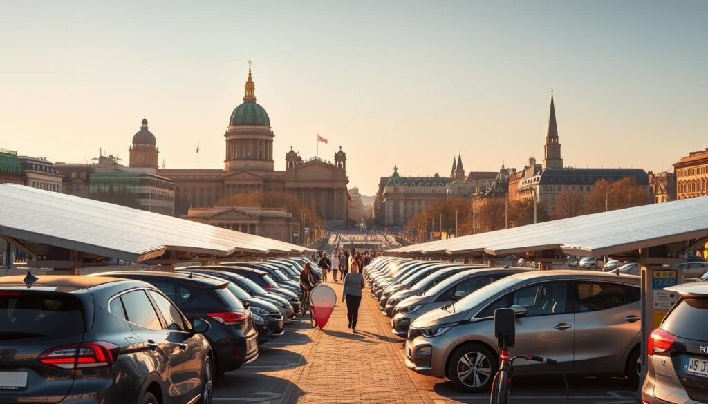 solar-powered charging stations in major German cities solar-powered charging stations in major German cities