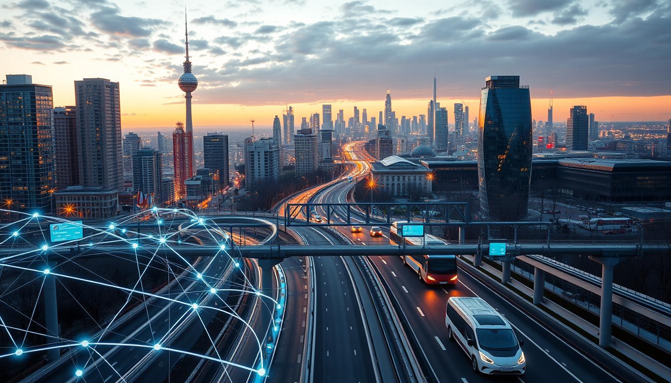 德国的智能电缆网络与交通引导系统