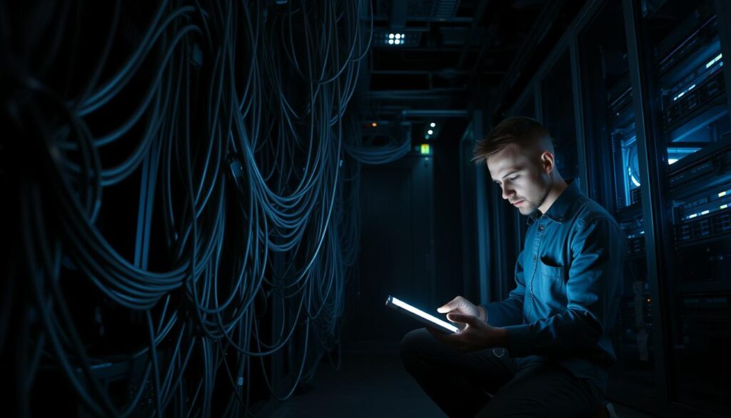 智能电缆网络安装